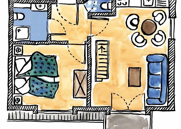 Immenbarg, Seeteufel Apartmán *